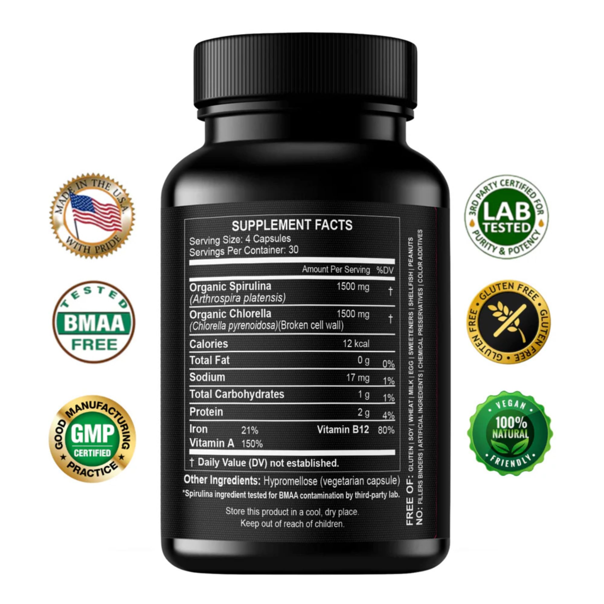 Chlorella Spirulina Capsule | Green Superfood

