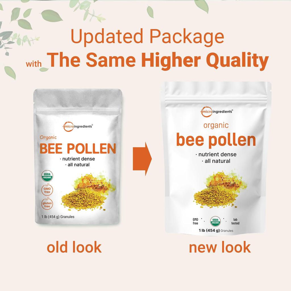 Bee Pollen Granules Micro Ingredients Organic Superfood

