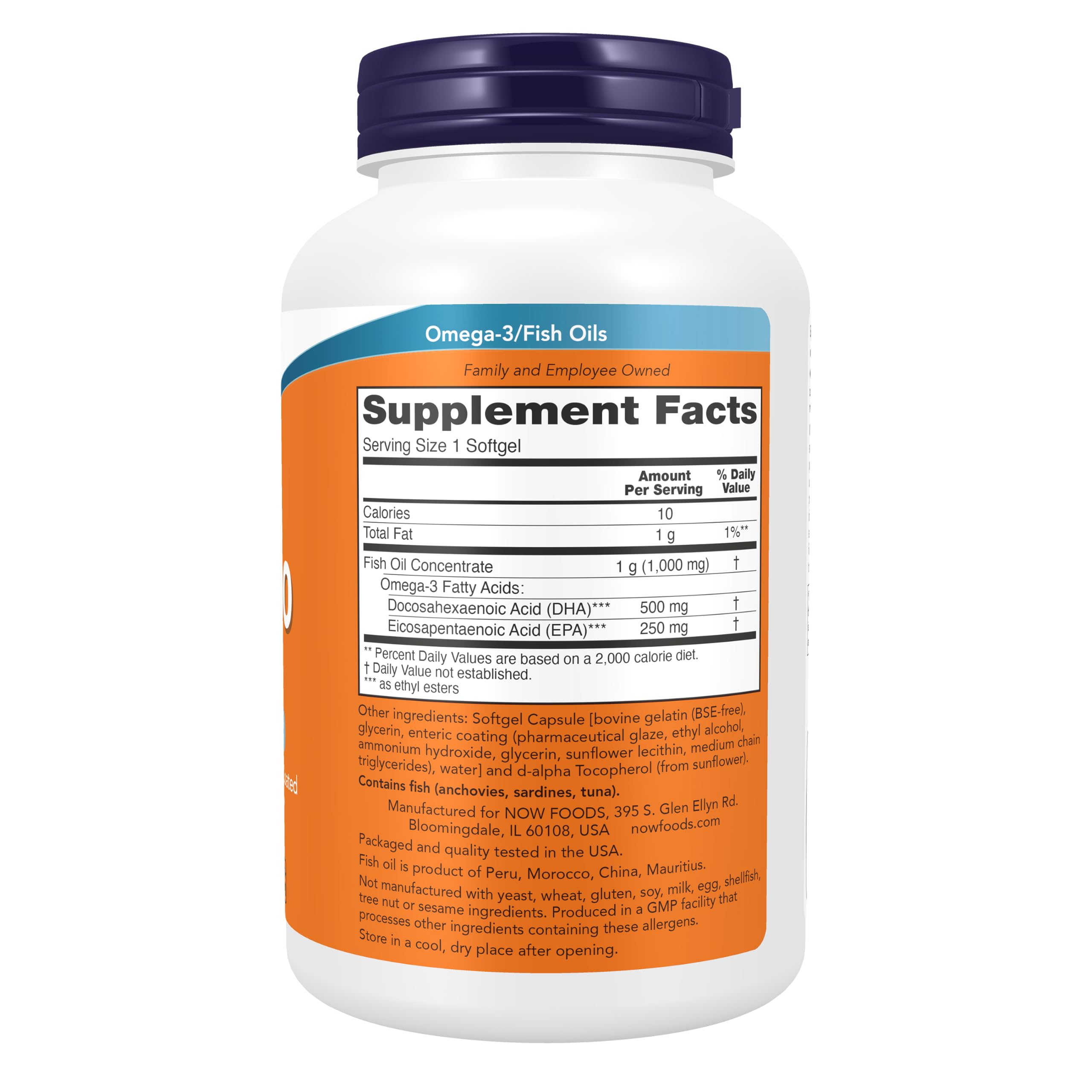 NOW Foods DHA-500 with 250 EPA Softgels – Brain Health

