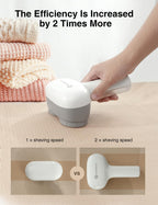 VASSON Fabric Shaver - Electric Lint Remover with Dual-Head

