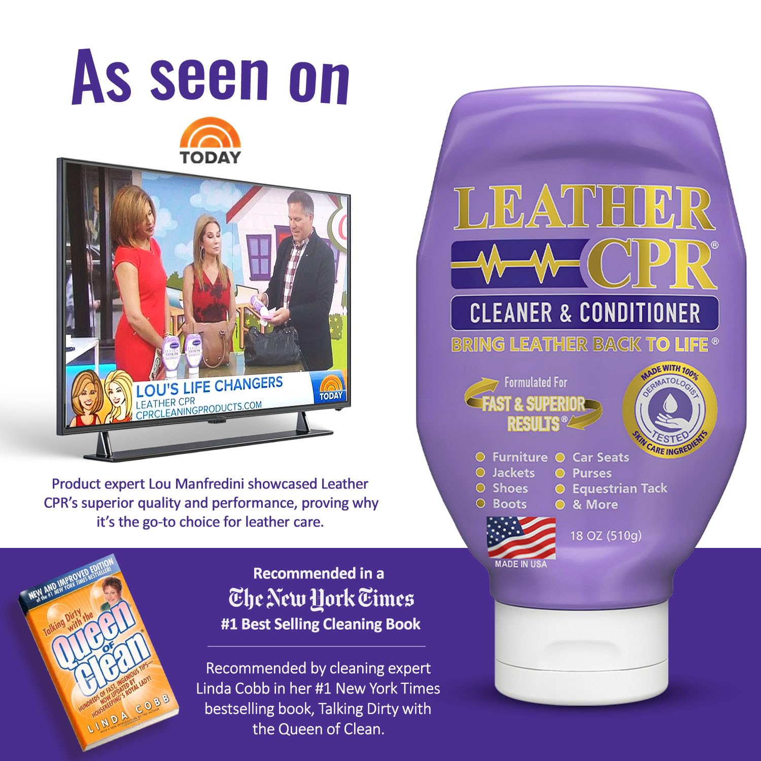 Leather CPR Cleaner & Conditioner by CPR Cleaning

