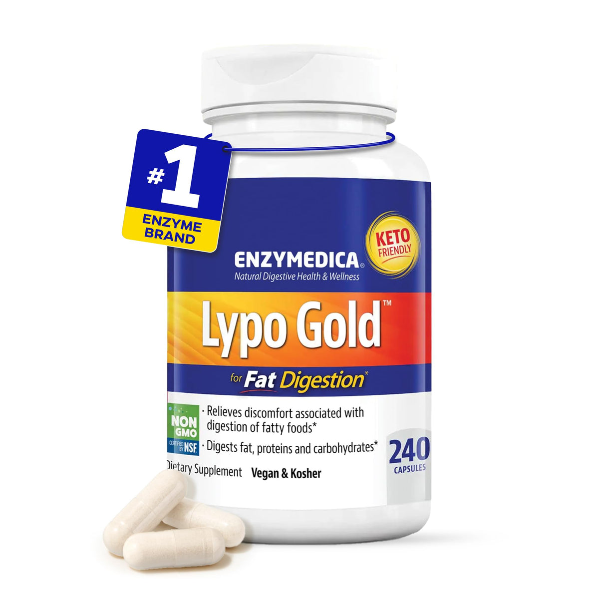 Enzymedica Lypo Gold Digestive Enzymes