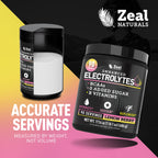 Zeal Electrolyte Powder - 90 Servings | Keto Hydration

