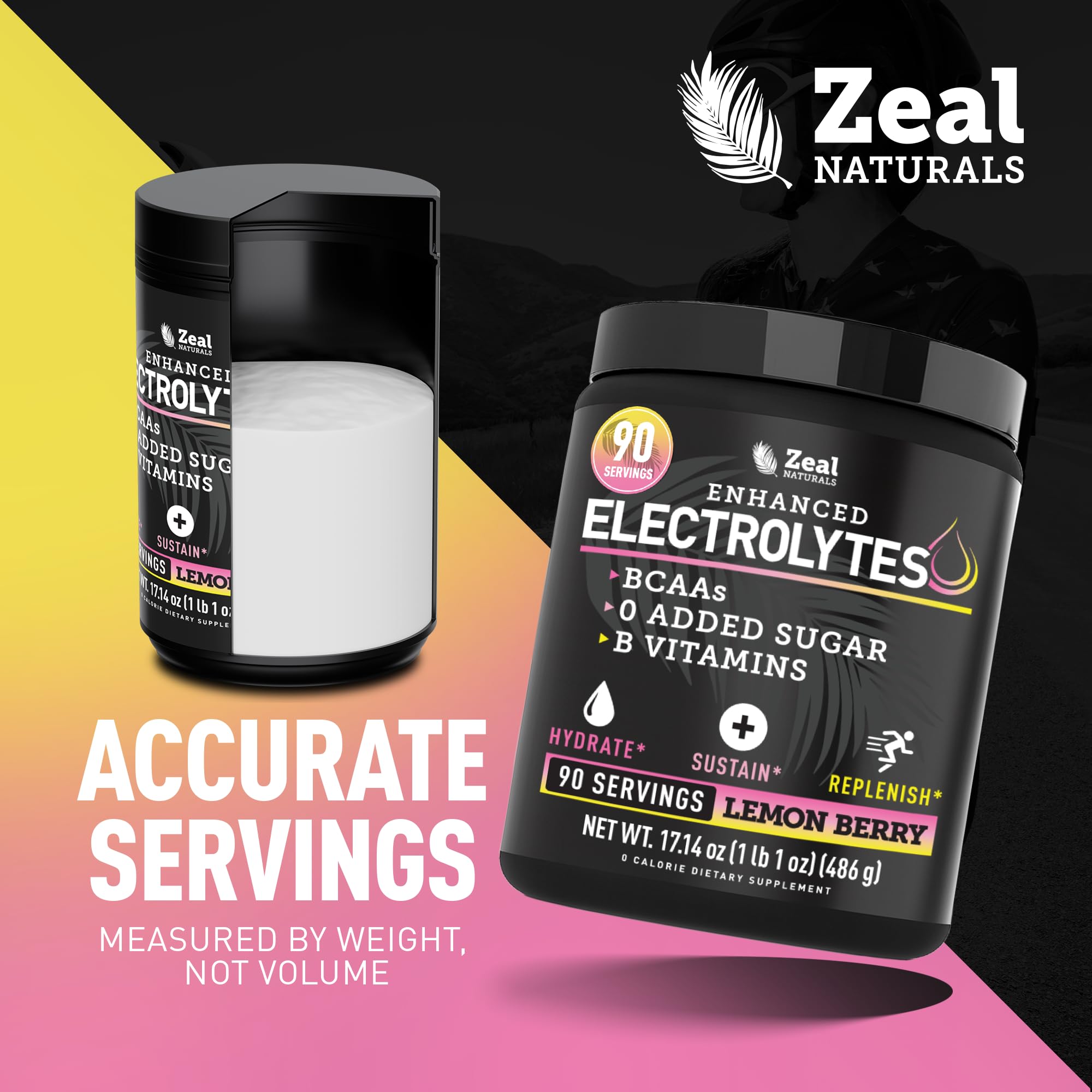 Zeal Electrolyte Powder - 90 Servings | Keto Hydration

