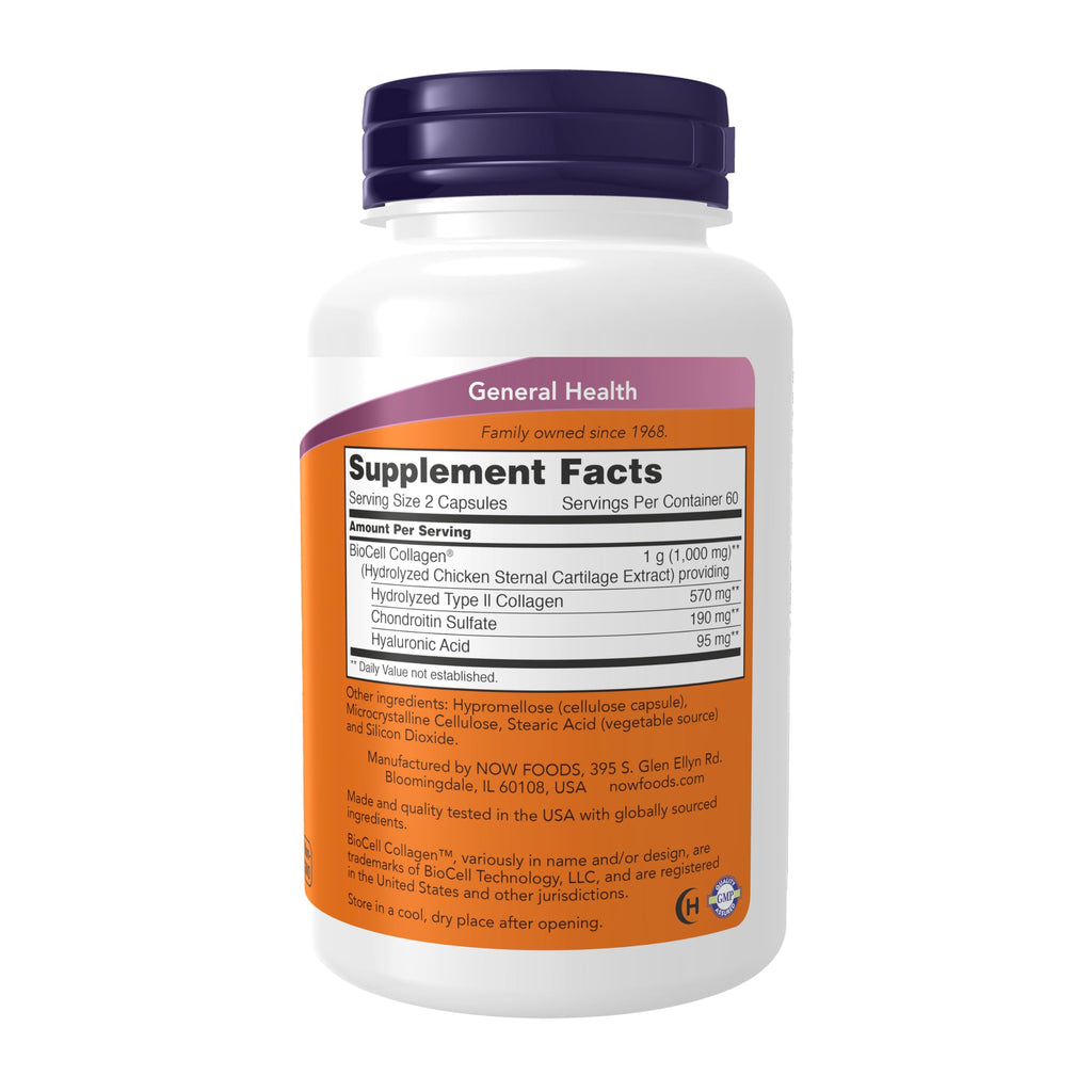 NOW Foods BioCell Collagen Dietary Supplement

