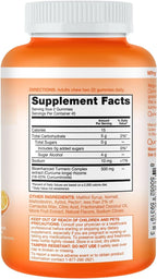 Qunol Zero Sugar Turmeric Gummies Curcumin | Joint Support

