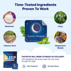 Wellamoon Sleep Patches for Adults – Melatonin & Valerian

