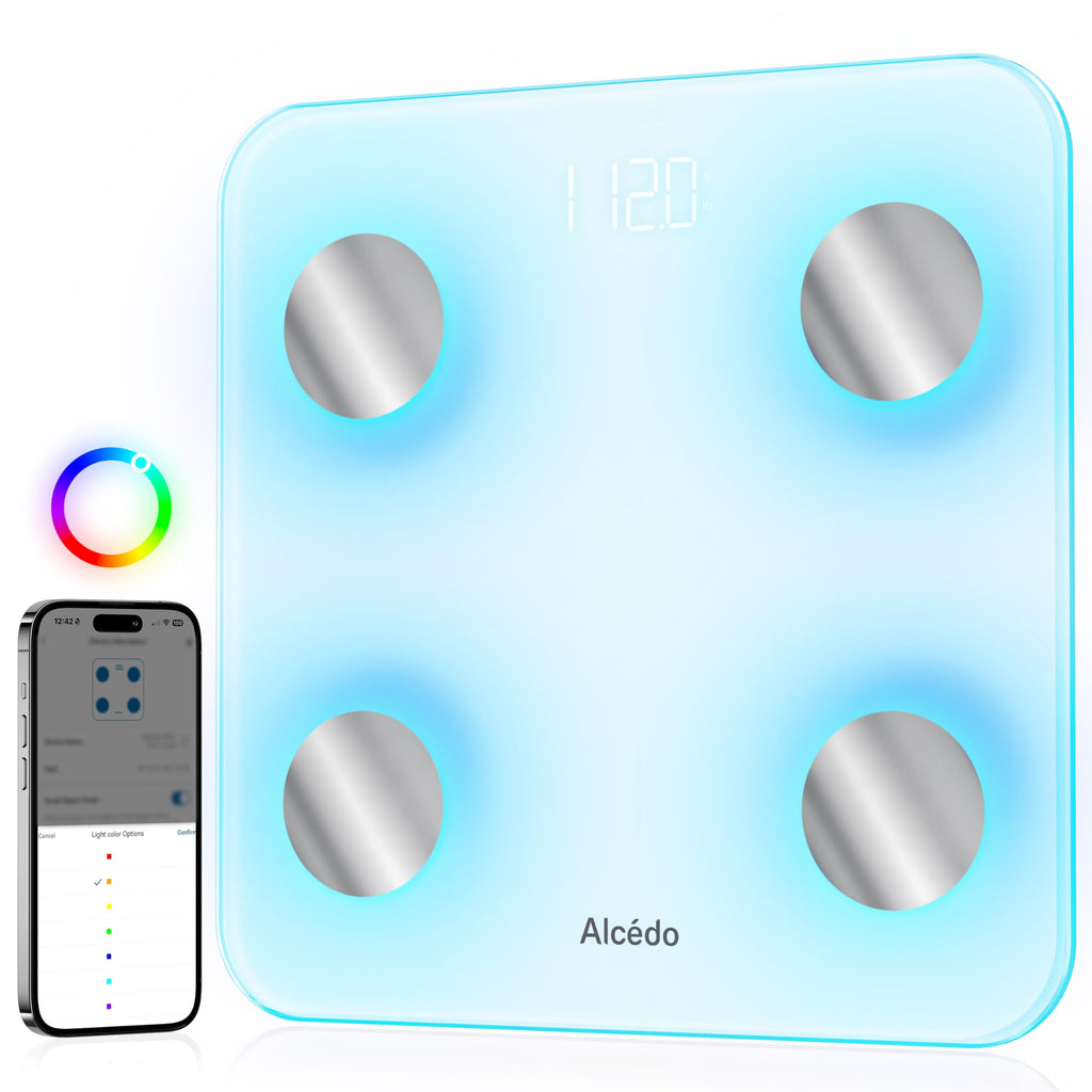 Alcedo Smart Body Fat Scale | Health Metrics Tracker

