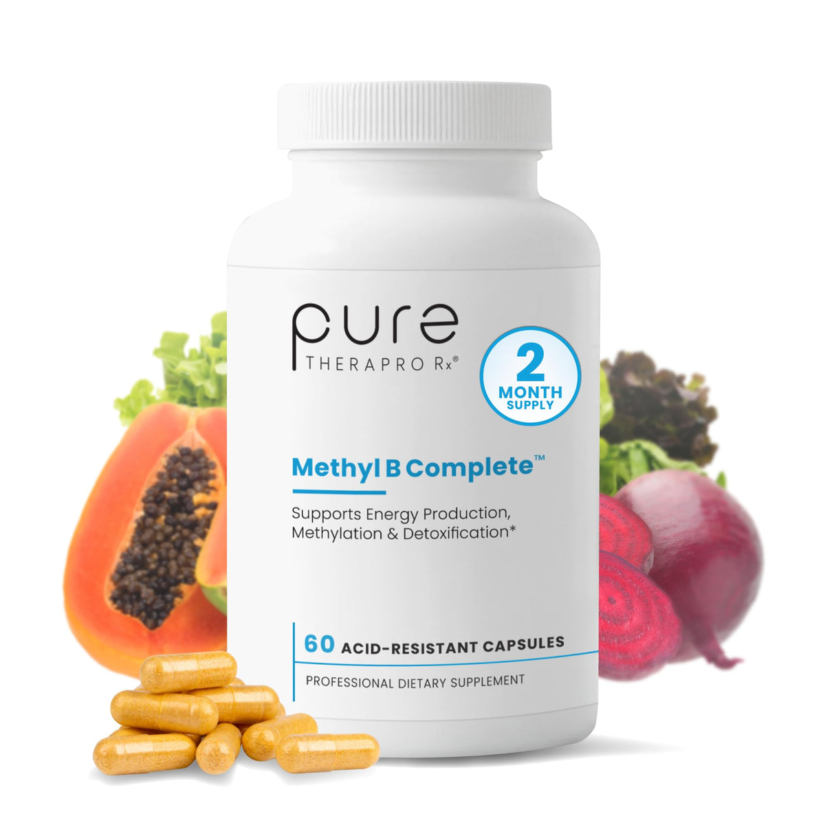 Methylated B Complex Vitamins – USA Made with Quatrefolic 5-MTHF