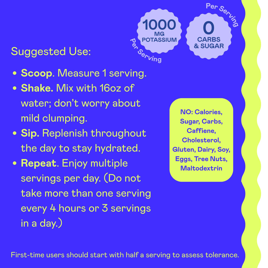 Hi-Lyte K1000 Electrolyte Powder Zero Sugar

