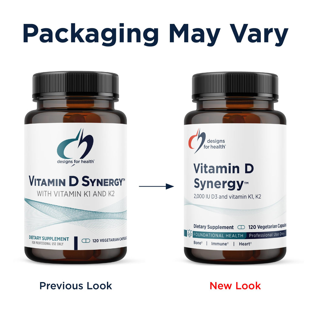Designs for Health Vitamin D Synergy - 2000 IU D3 + K1/K2

