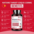 Nature Target CoQ10 Supplement for Heart Health and Energy

