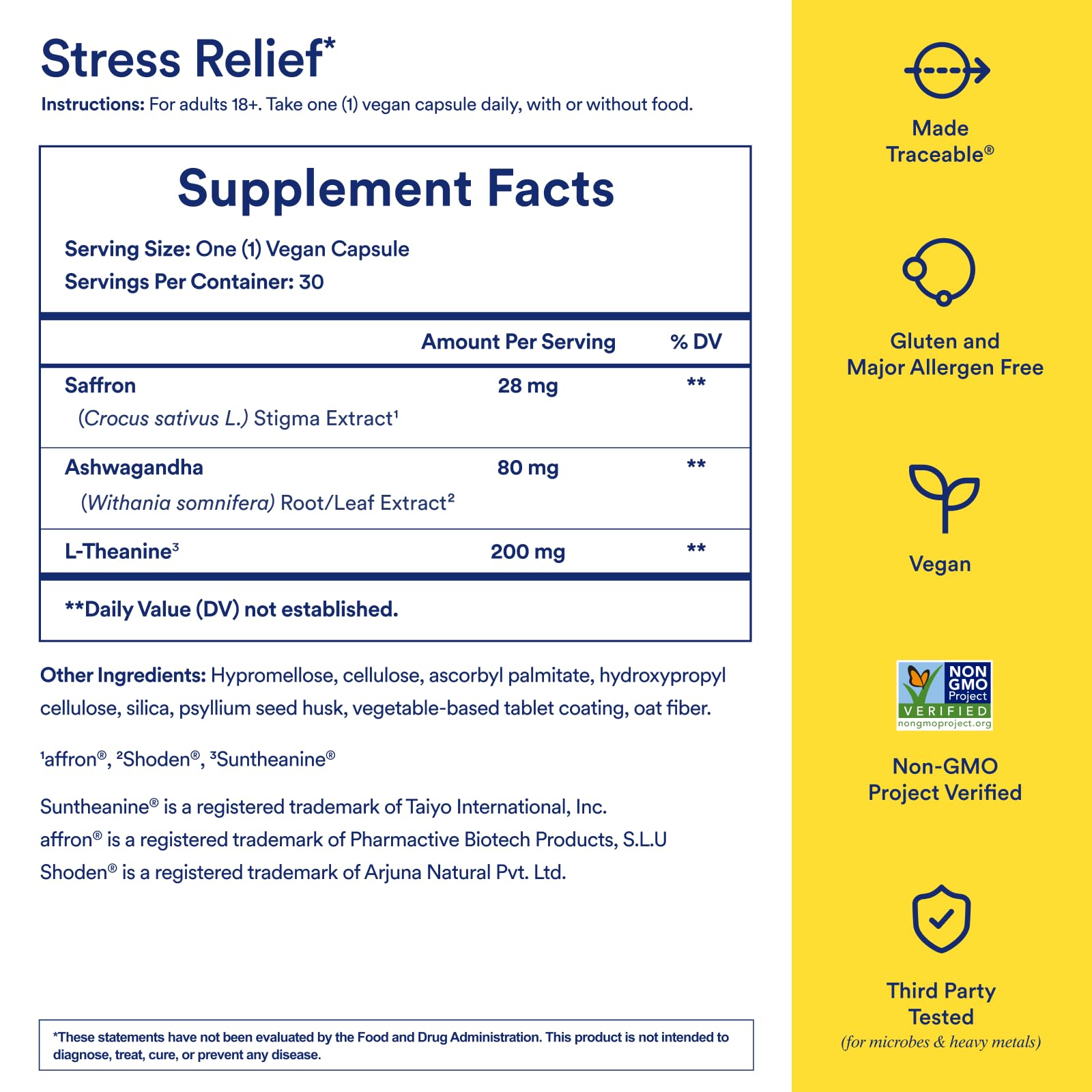 Ritual Ashwagandha L-Theanine Saffron Stress Relief

