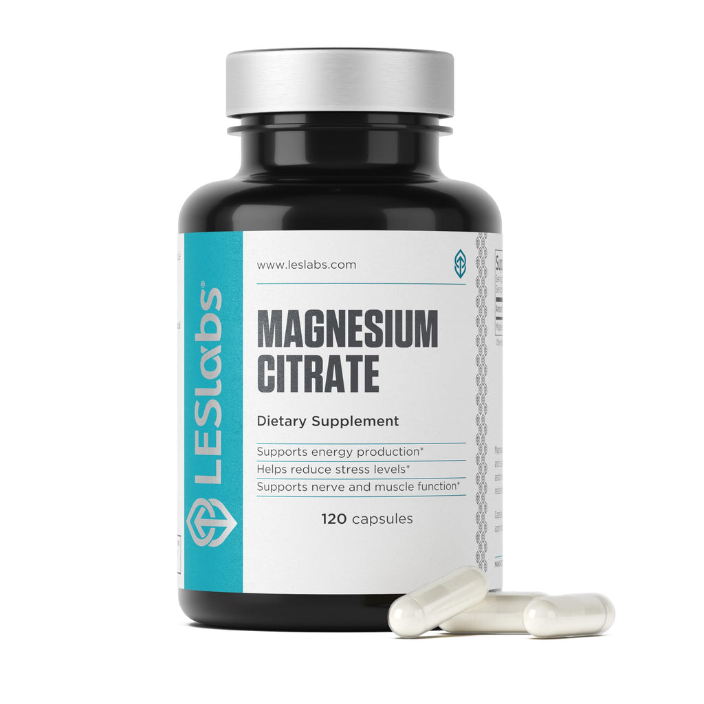 LES Labs Magnesium Citrate Supplement for Stress & Sleep


