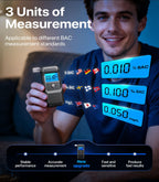 Breathalyzer Alcohol Tester with LCD Display - Portable

