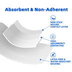 Niceful Adhesive Gauze Island Dressing – Sterile Wound Pad

