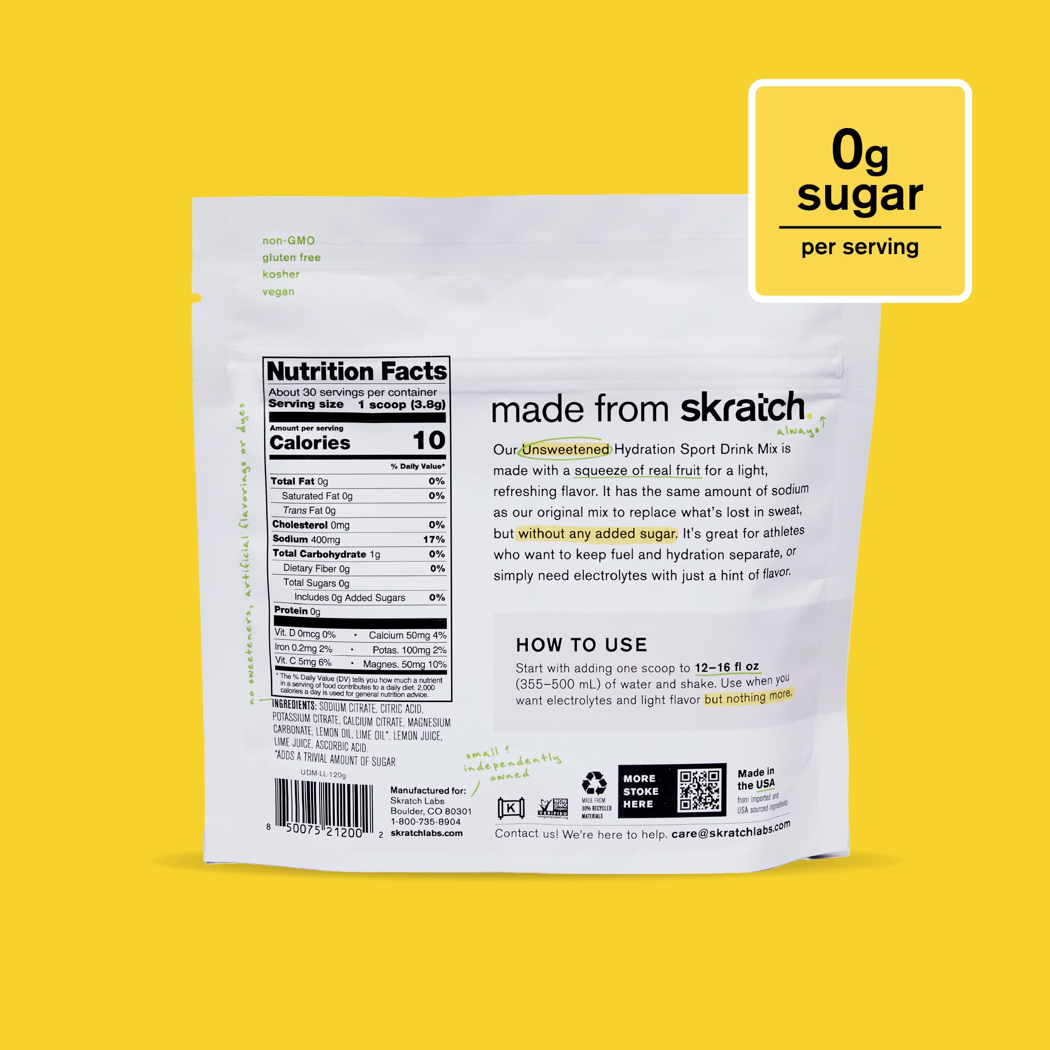 Skratch Labs Hydration Drink Mix | Unsweetened

