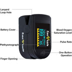 Zacurate Fingertip Pulse Oximeter for SpO2 and Pulse Rate

