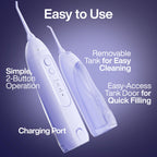 AquaSonic Icon Water Flosser - Cordless Oral Irrigator

