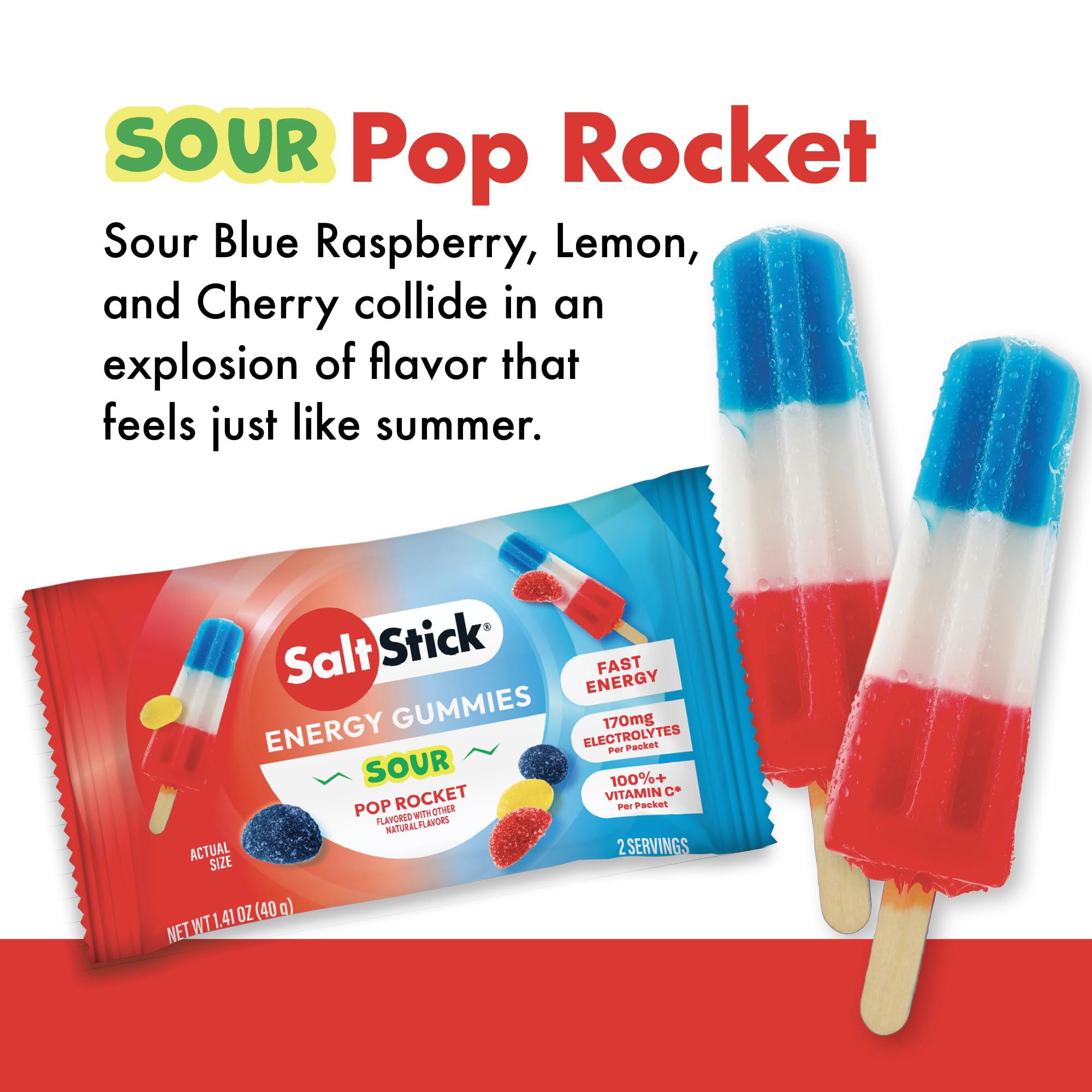 SaltStick Energy Gummies with Electrolytes - Caffeine Free

