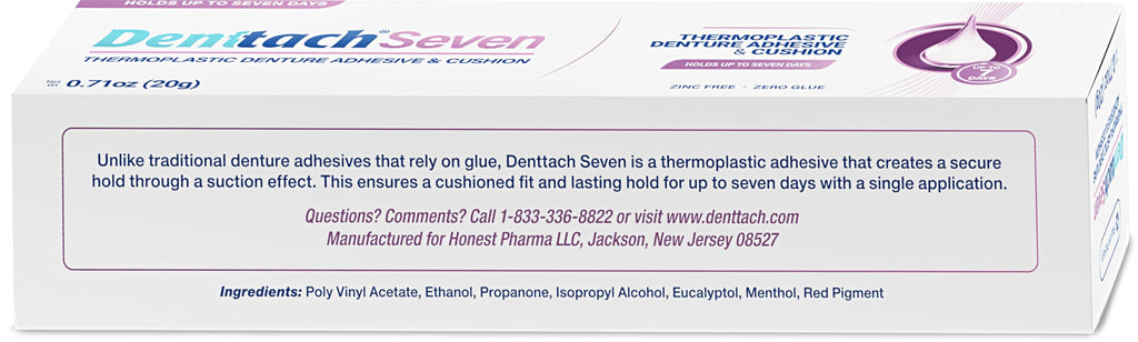 Denttach Thermoplastic Denture Adhesive Cushioned Comfort

