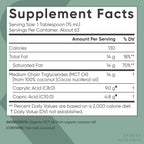 Sports Research MCT Oil Organic C8 & C10 | Keto & Vegan

