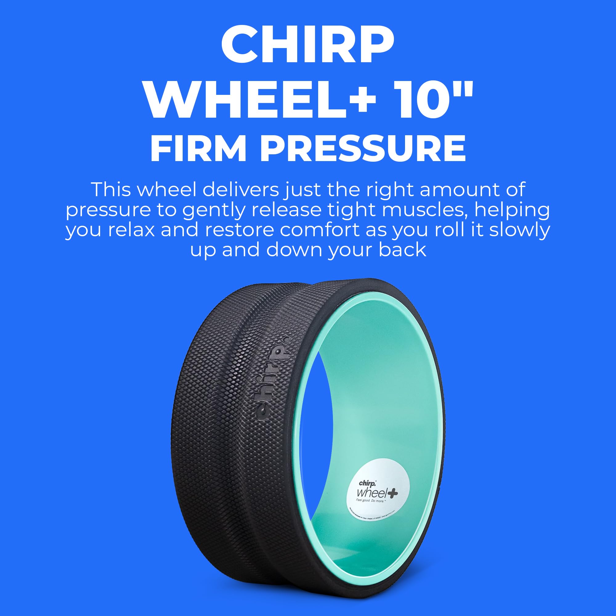 Chirp Wheel Foam Roller for Back & Neck Pain Relief

