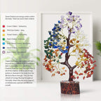 YATSKIA Crystal Tree Sculpture - Handcrafted Decor

