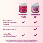 OLLY Women's Multivitamin Gummies for Heart & Immune Support

