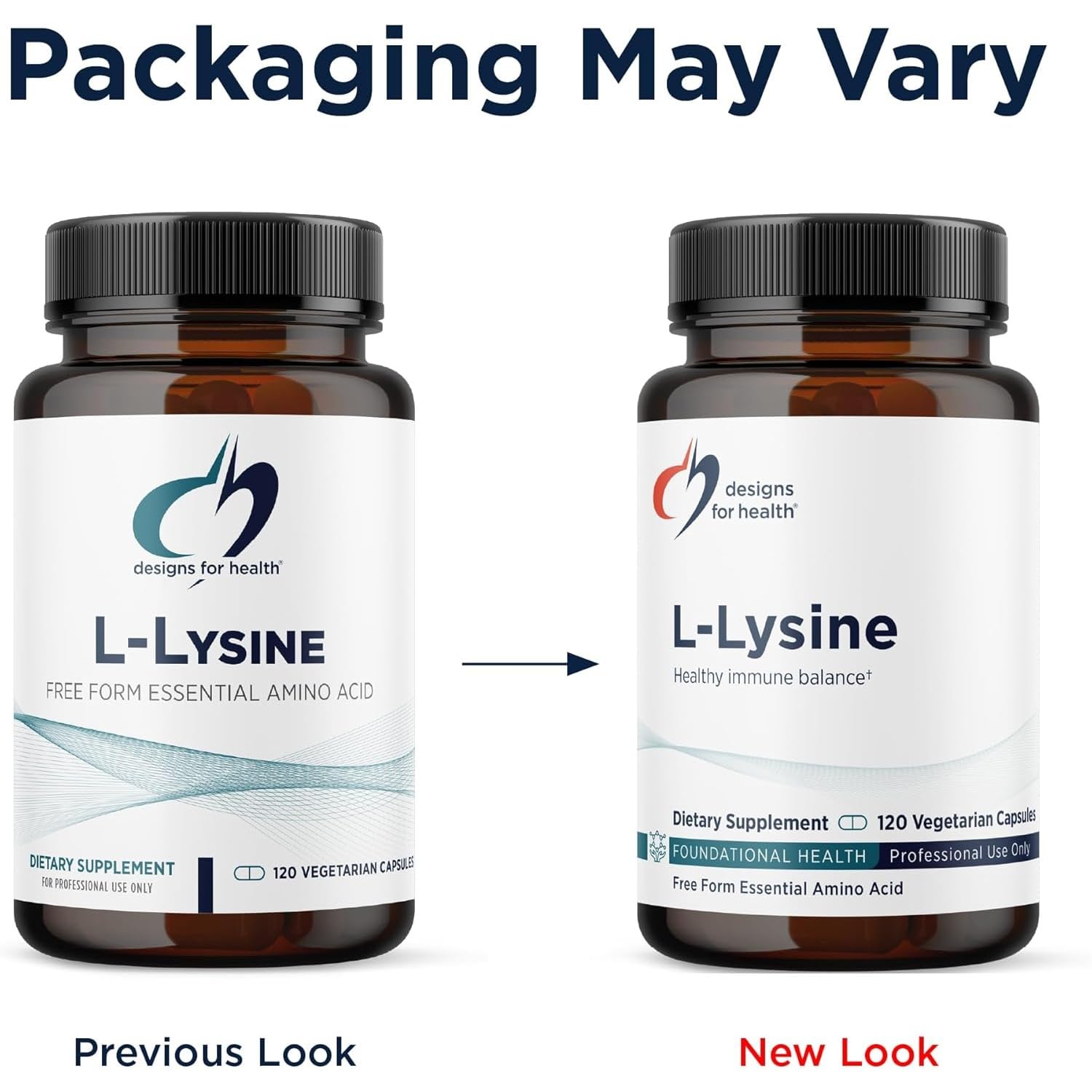 Designs for Health L-Lysine HCL Supplement for Immune & Bone Health

