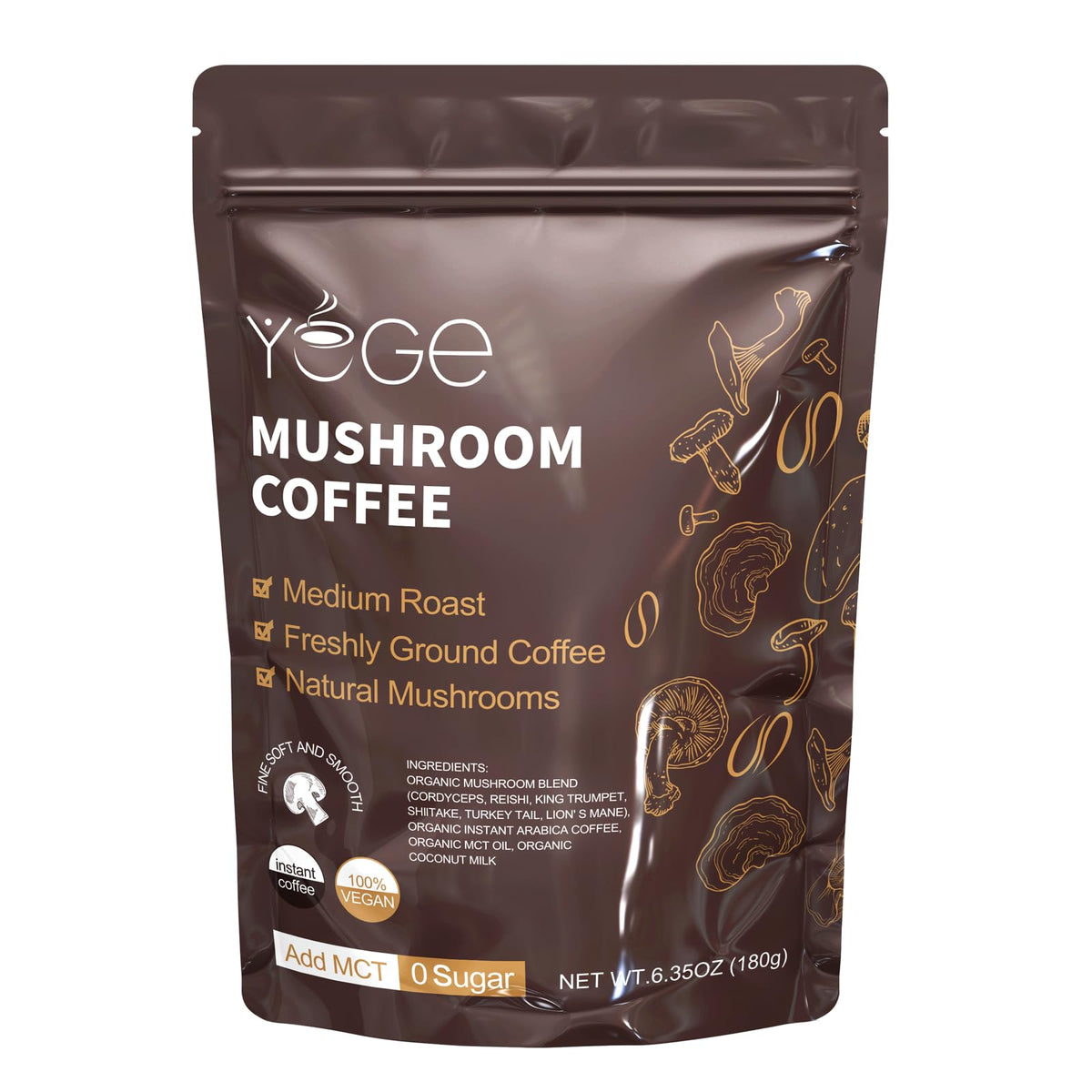 YEGE Mushroom Coffee Instant