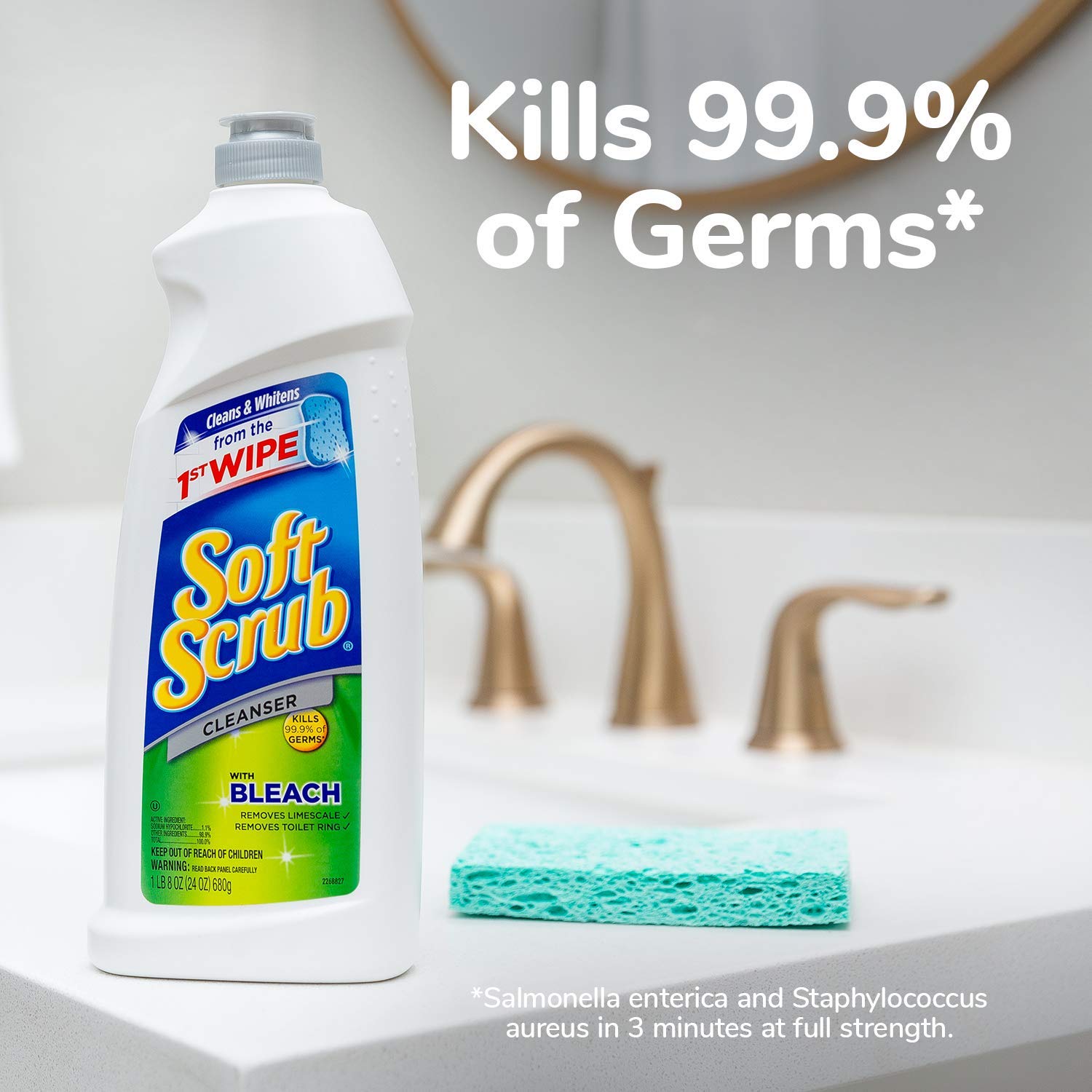 Soft Scrub Antibacterial Cleaner with Bleach

