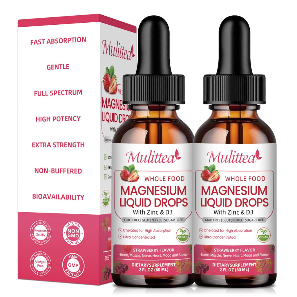 Mulittea Magnesium Glycinate Liquid - High Potency

