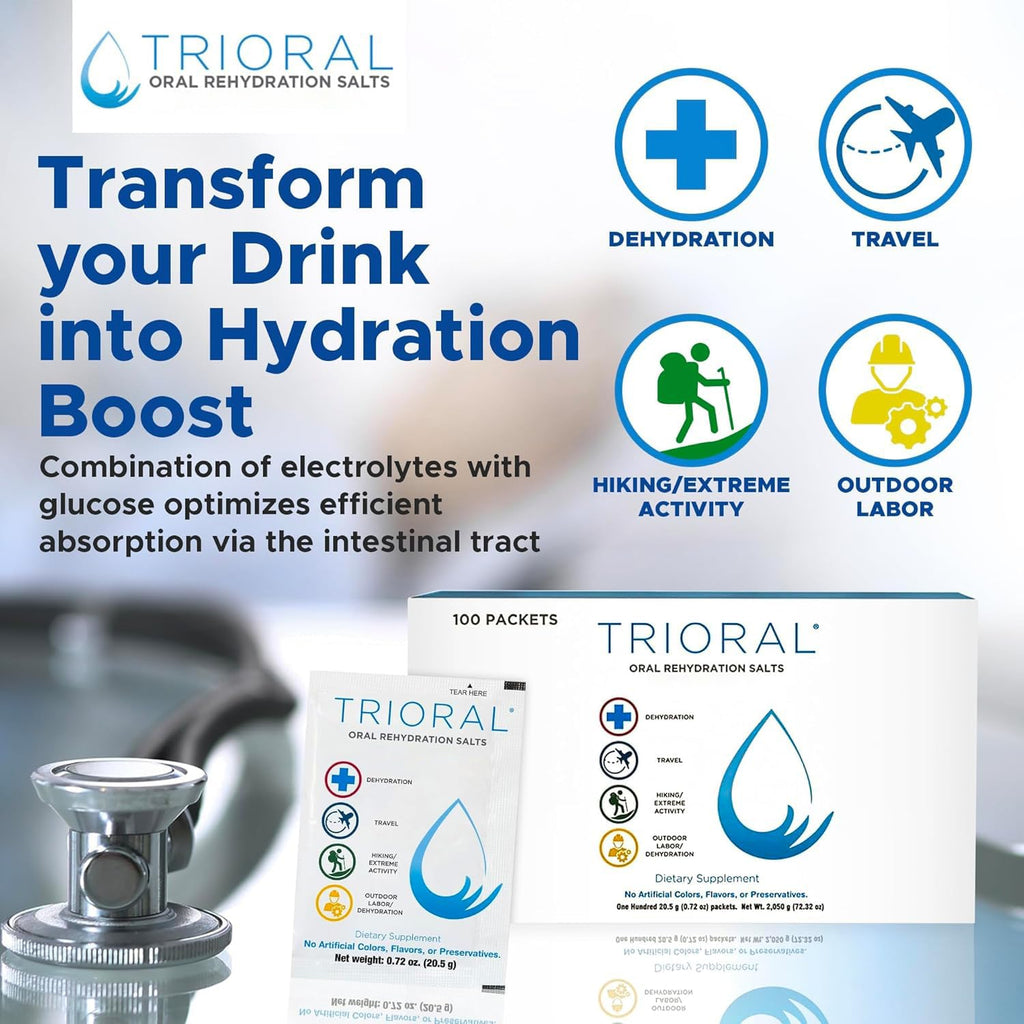 TRIORAL Rehydration Electrolyte Powder - Oral Rehydration

