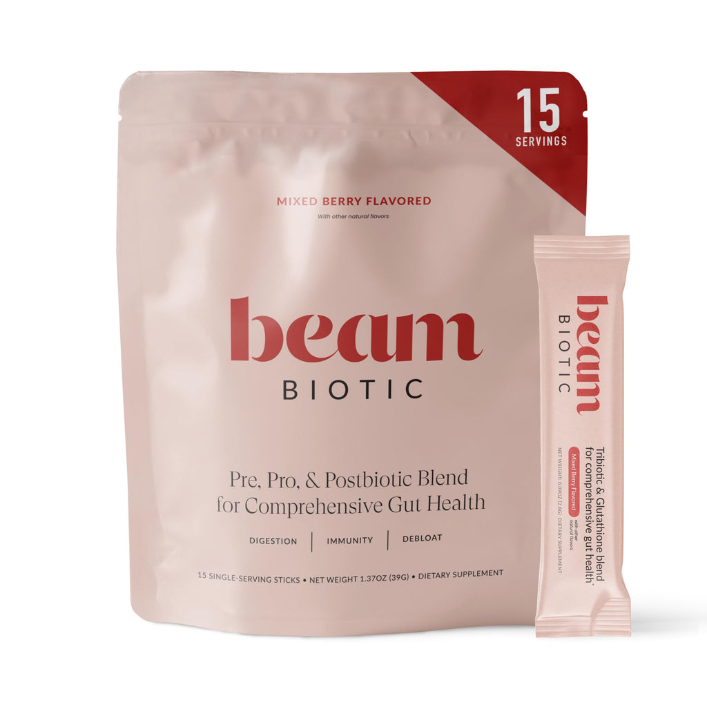 BEAM Biotic Probiotics – Gut Health Powder with Pre, Pro & Post