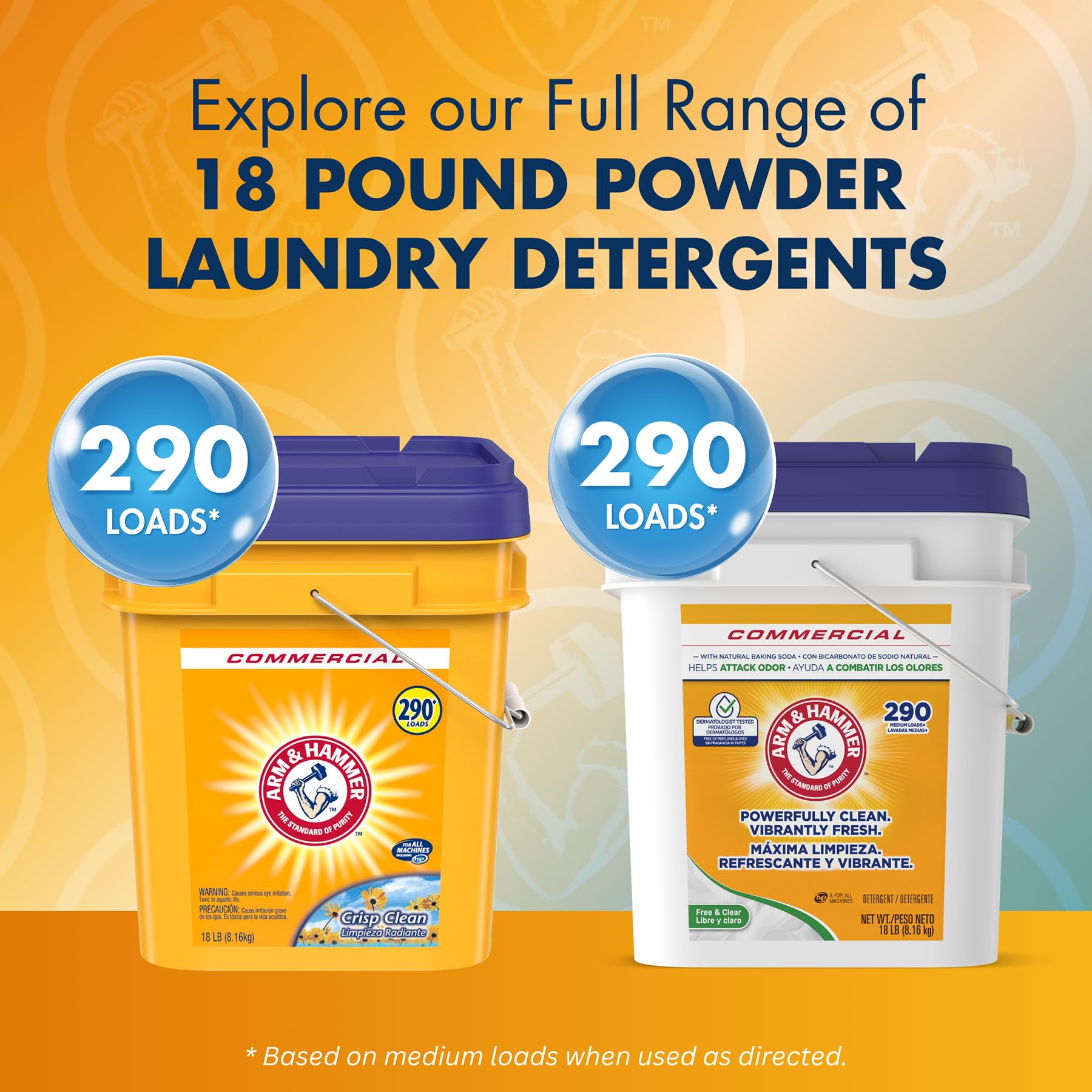 Arm & Hammer Professional Powder Laundry Detergent | Commercial

