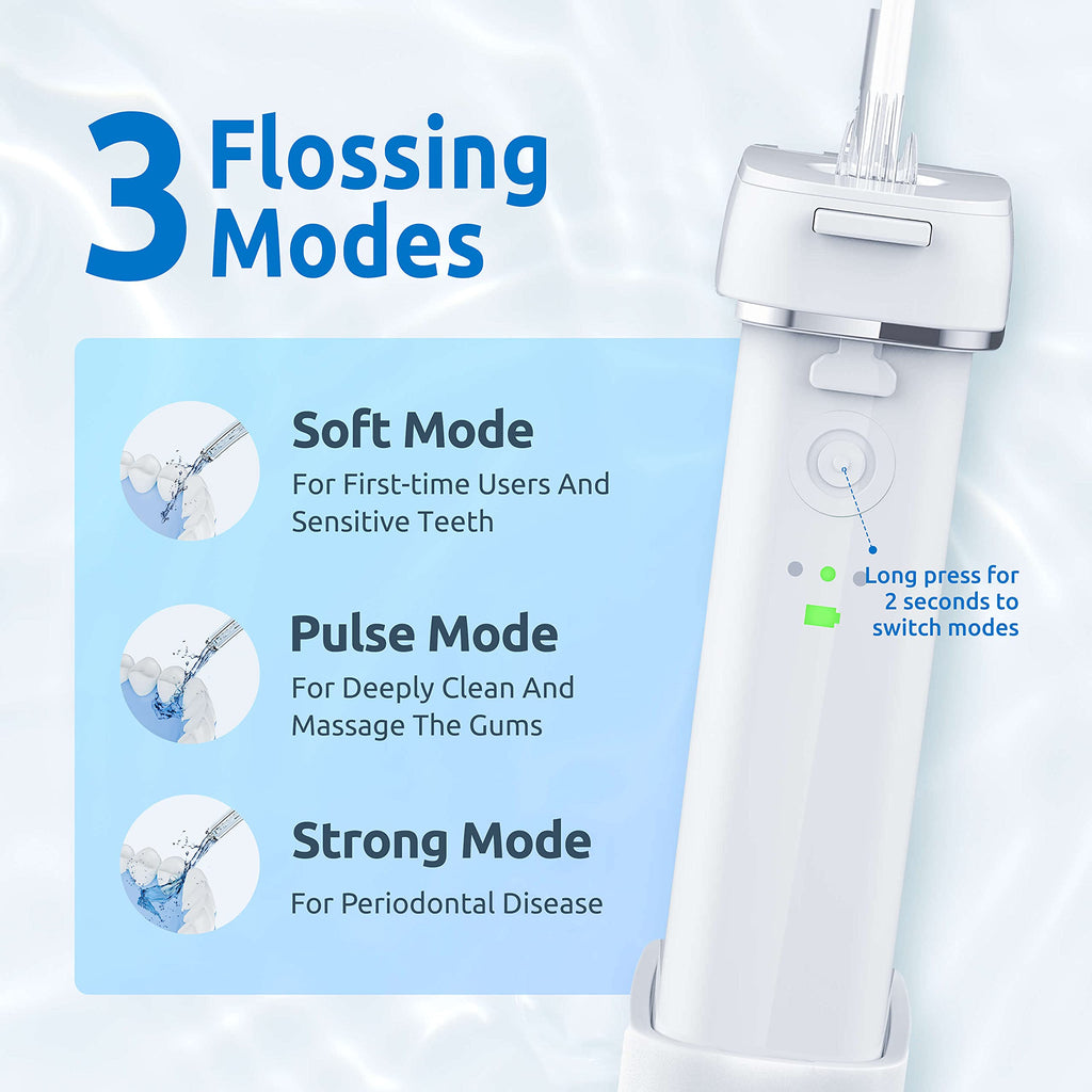 SYNHOPE Water Flosser Portable Cordless Oral Irrigator

