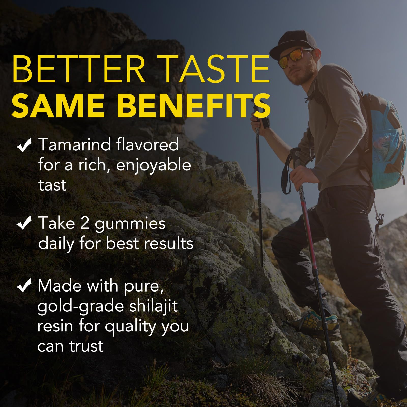 Shilajit Gummies with Ashwagandha & Gokshura - Organic Vegan


