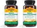 Country Life Papaya Digestive Support Chewable Wafers