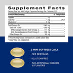 GNC Fish Oil Mini Omega-3 for Heart & Brain

