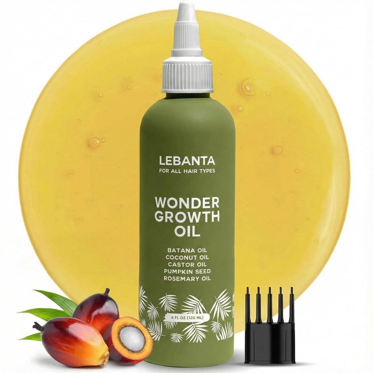 Lebanta Batana Hair Oil – 100% Pure Organic Blend for Hair