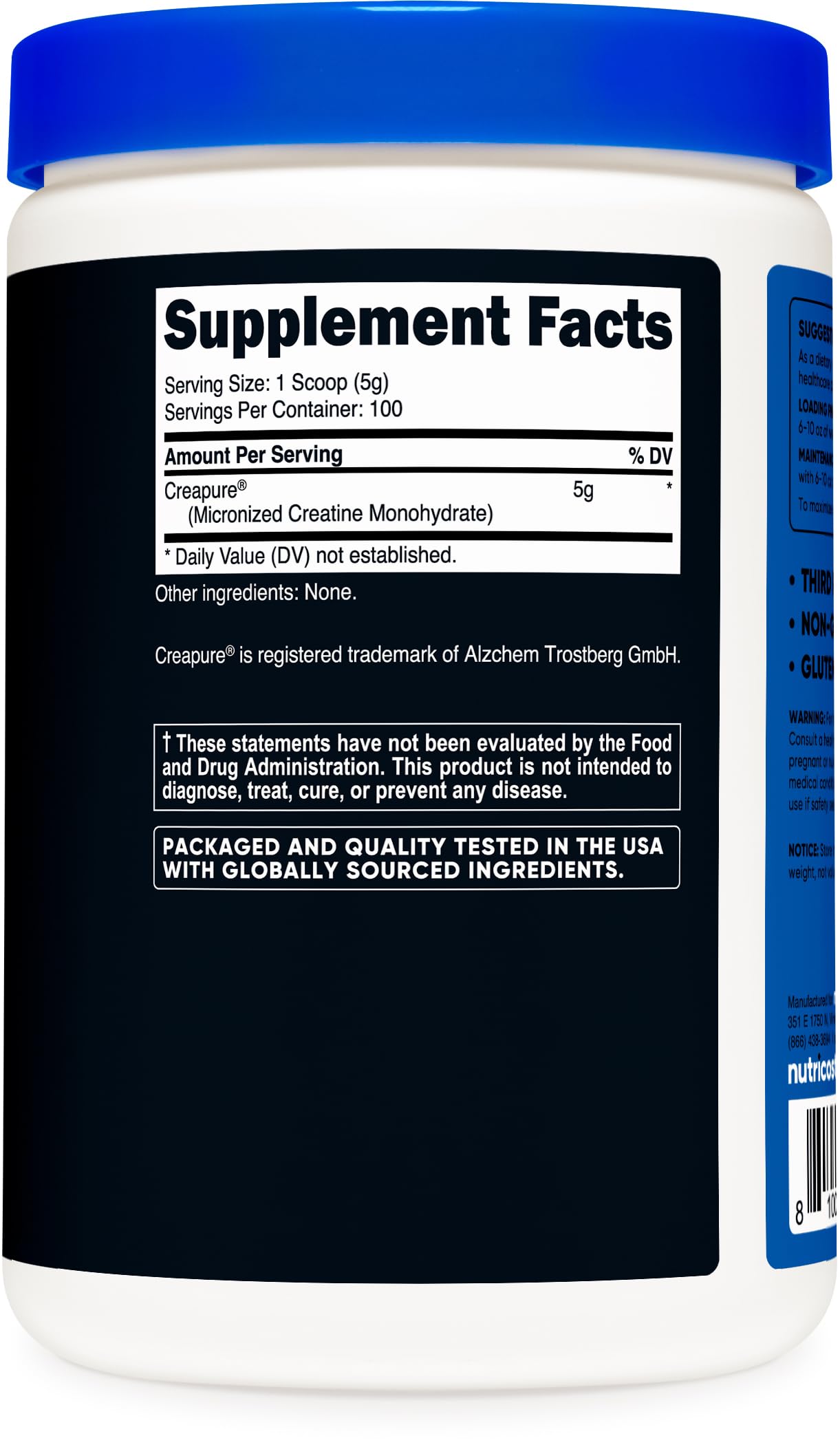 Nutricost Creapure Creatine Monohydrate 500 g

