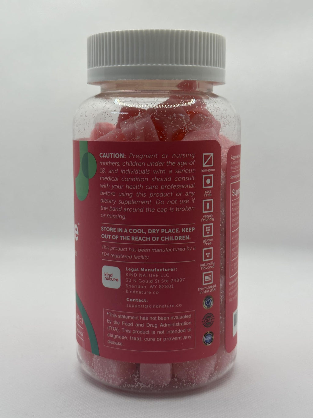 kindnature Myo-Inositol and D-Chiro Inositol Gummies for Women

