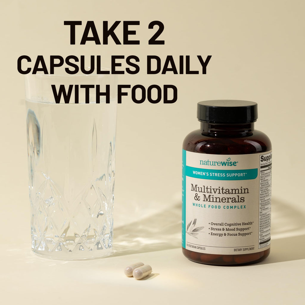 NatureWise Women's Multivitamin with Stress Support - Non-GMO

