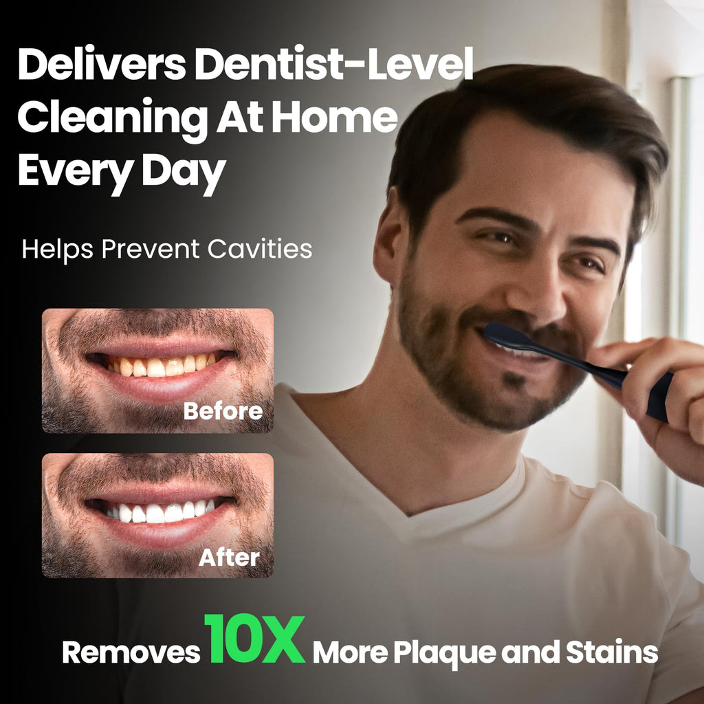 Marlincare Sonic Electric Toothbrush | 180-Day Battery

