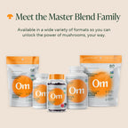 Mushroom Capsules by Om - Master Blend Organic Ashwagandha

