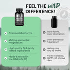Wild Foods Magnesium Complex Supplement | Full Spectrum

