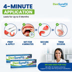 DenSureFit Silicone Denture Reliner Kit for Comfort

