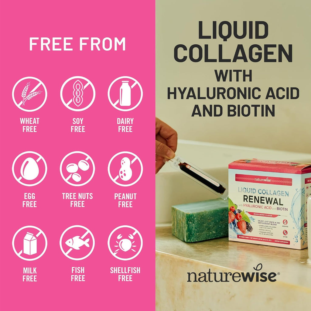 NatureWise Hydrolyzed Liquid Collagen 4000mg

