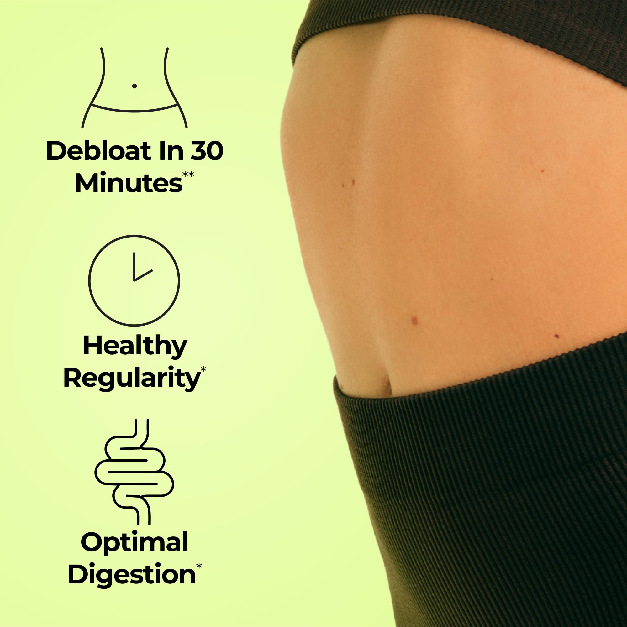 HUM Flatter Me Digestive Enzymes with Prebiotics Probiotics

